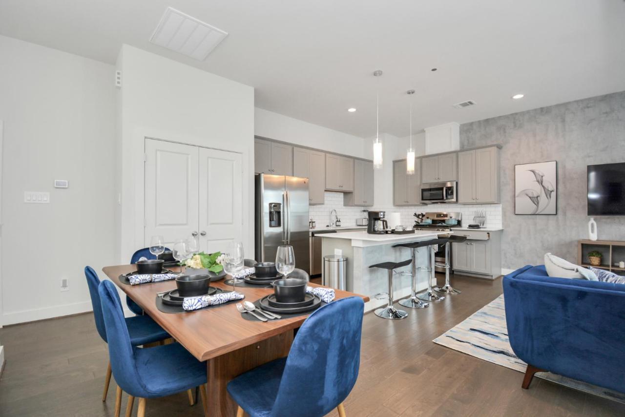 Casa Azure - New Modern 3 Bedroom Med Center, Nrg, Uh Houston Eksteriør billede