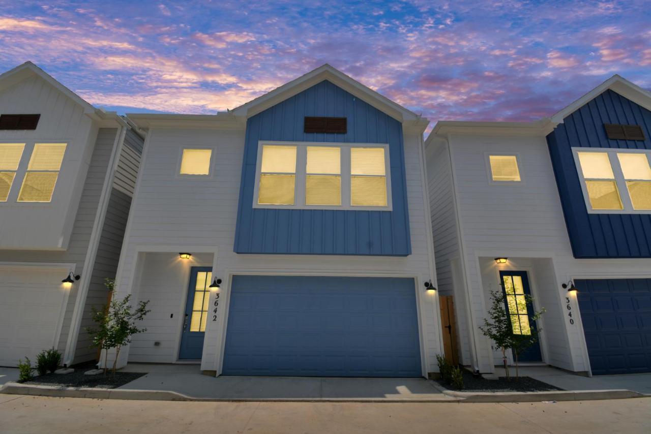 Casa Azure - New Modern 3 Bedroom Med Center, Nrg, Uh Houston Eksteriør billede