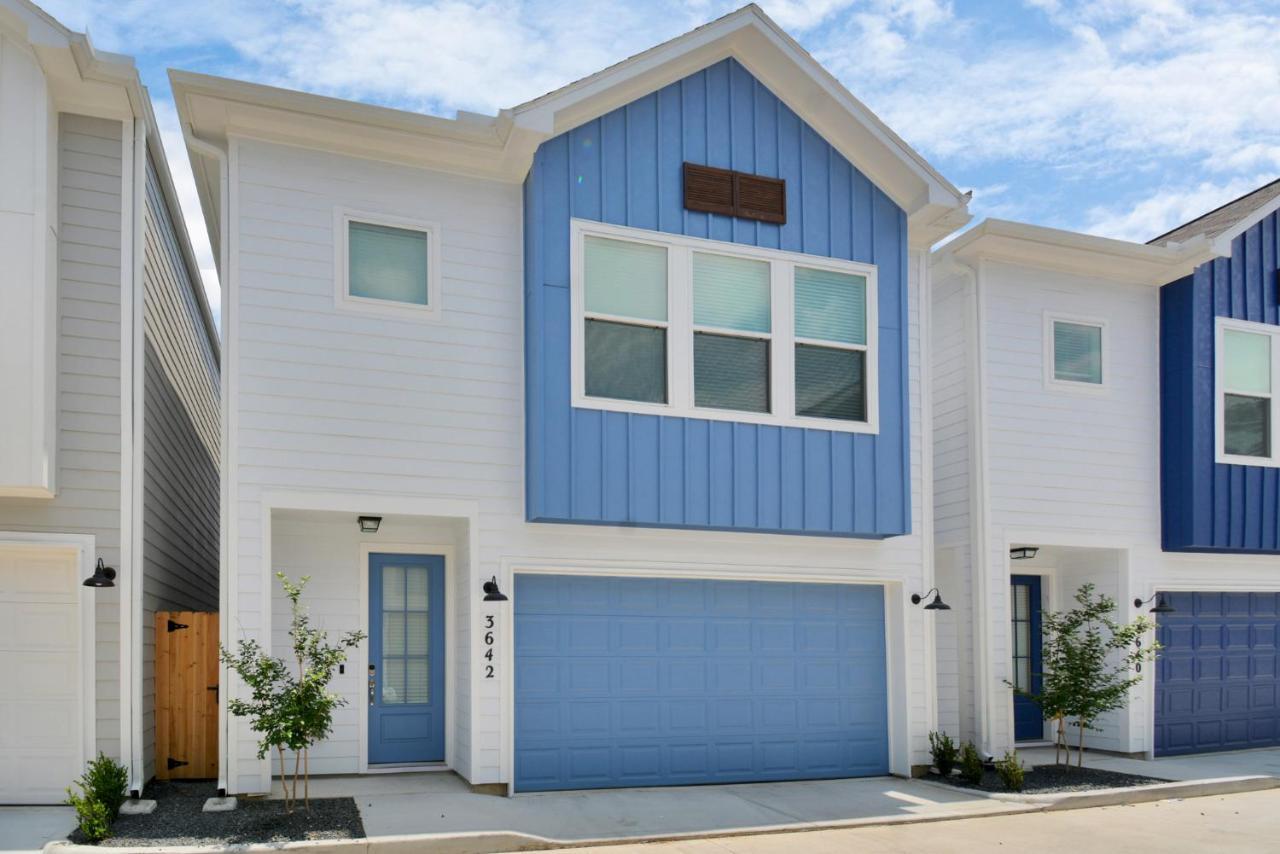 Casa Azure - New Modern 3 Bedroom Med Center, Nrg, Uh Houston Eksteriør billede